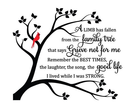 A Limb Has Fallen From The Family Tree Printable